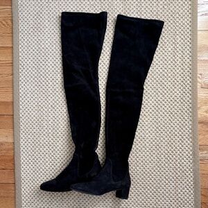 Stuart Weitzman Lowland Suede Thigh High Boots Size 7
